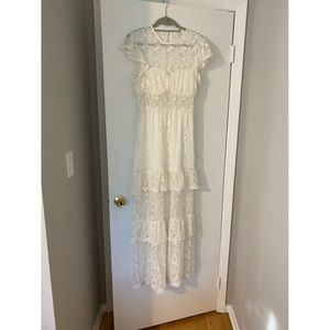 Tularosa Zadie Dress, ivory, size small